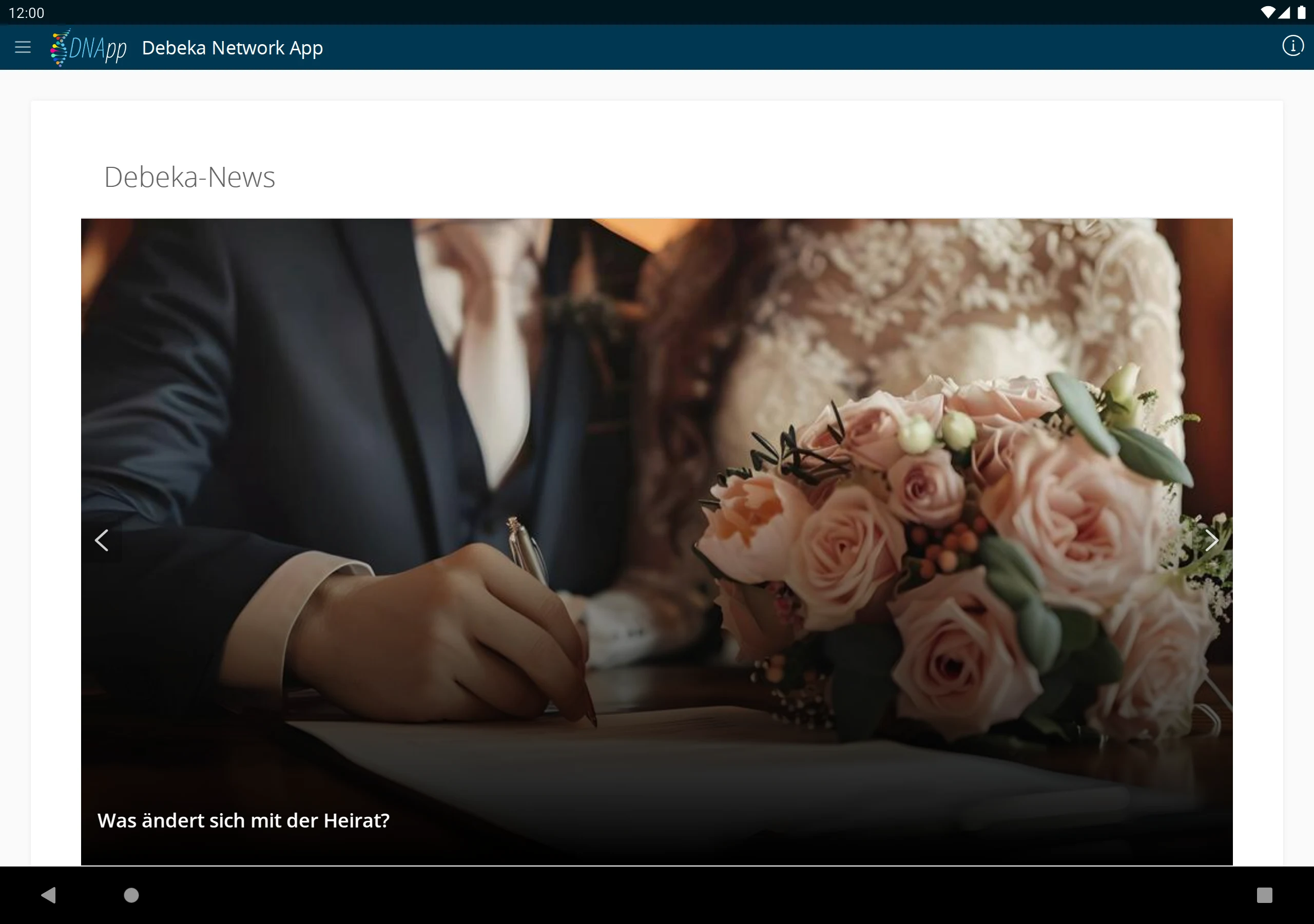 Debeka DNApp screenshot